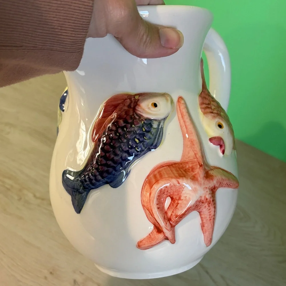 Vintage Italian Ceramic Pitcher jug